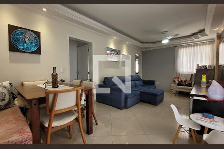 Sala de apartamento à venda com 3 quartos, 96m² em Campestre, Santo André