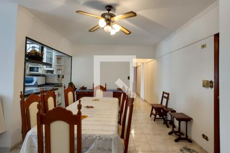 Sala de apartamento para alugar com 2 quartos, 123m² em Canto do Forte, Praia Grande