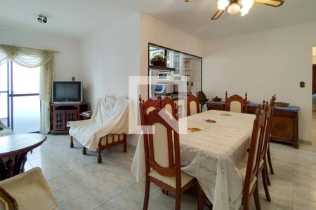 Sala de apartamento para alugar com 2 quartos, 123m² em Canto do Forte, Praia Grande