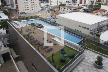 Vista da Sacada de kitnet/studio para alugar com 0 quarto, 21m² em Vila Gomes Cardim, São Paulo