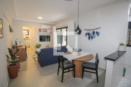 Sala de apartamento à venda com 1 quarto, 50m² em Cambuí, Campinas