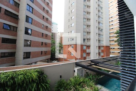 Vista/Sacada/Sala de apartamento à venda com 1 quarto, 50m² em Cambuí, Campinas