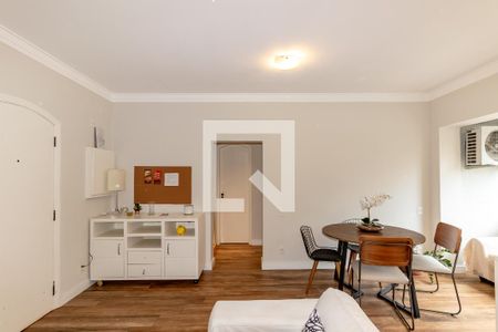 Sala de apartamento à venda com 1 quarto, 50m² em Moema, São Paulo