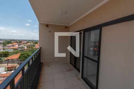 Varanda Sala de Estar/Jantar de apartamento para alugar com 2 quartos, 73m² em Loteamento Remanso Campineiro, Hortolândia