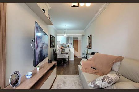 Sala de apartamento à venda com 2 quartos, 60m² em Campestre, Santo André