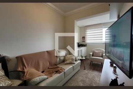 Sala de apartamento à venda com 2 quartos, 60m² em Campestre, Santo André