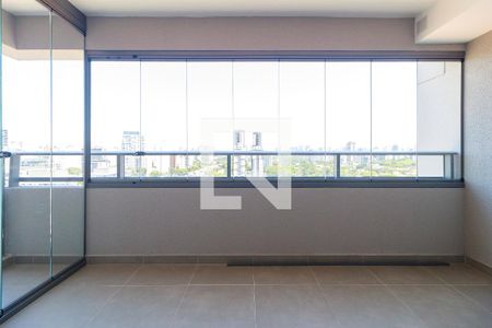 Sala - Varanda de apartamento para alugar com 2 quartos, 68m² em Brooklin, São Paulo