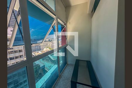 Varanda - Sala de apartamento para alugar com 1 quarto, 40m² em Centro, Rio de Janeiro