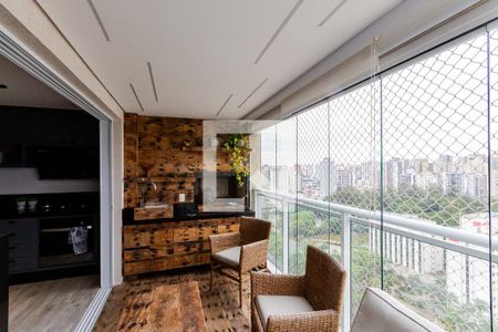 Varanda de apartamento à venda com 3 quartos, 121m² em Jardim, Santo André