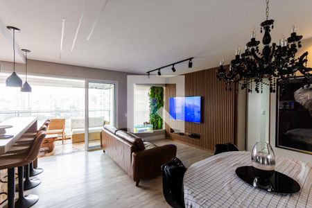 Sala de apartamento à venda com 3 quartos, 121m² em Jardim, Santo André