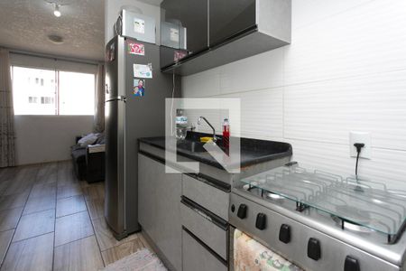 Cozinha de apartamento à venda com 2 quartos, 45m² em Mário Quintana, Porto Alegre