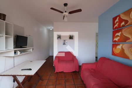 Sala de apartamento para alugar com 2 quartos, 120m² em Loteamento Joao Batista Juliao, Guarujá