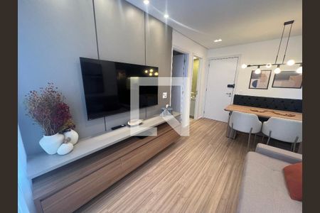 Sala de TV de apartamento para alugar com 1 quarto, 60m² em Vila da Serra, Nova Lima