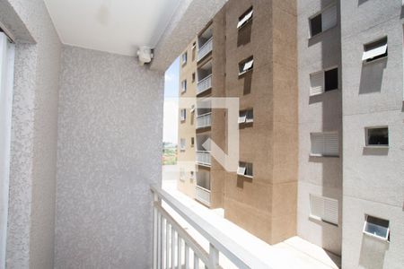 Varanda da Sala de apartamento para alugar com 1 quarto, 36m² em Jardim do Triunfo, Guarulhos