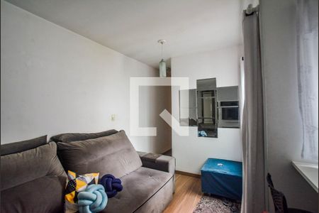 Sala de apartamento à venda com 2 quartos, 81m² em Vila Valparaíso, Santo André