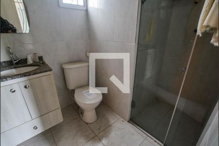 Banheiro da Suíte de apartamento à venda com 2 quartos, 81m² em Vila Valparaíso, Santo André