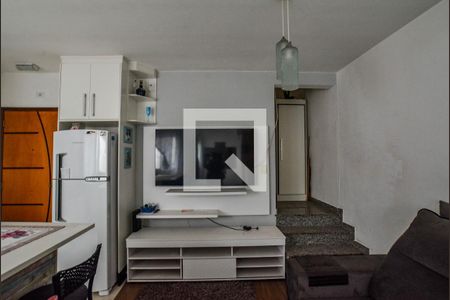 Sala de apartamento à venda com 2 quartos, 81m² em Vila Valparaíso, Santo André