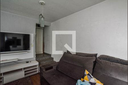 Sala de apartamento à venda com 2 quartos, 81m² em Vila Valparaíso, Santo André