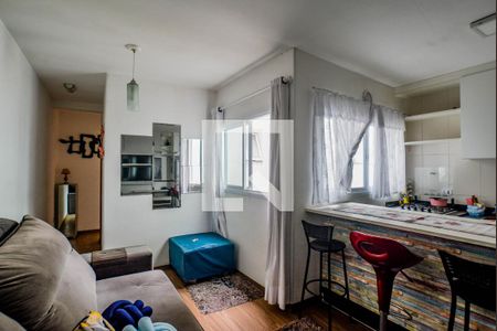 Sala de apartamento à venda com 2 quartos, 81m² em Vila Valparaíso, Santo André