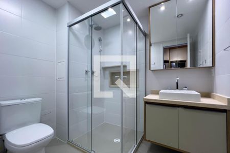 Banheiro de kitnet/studio à venda com 1 quarto, 21m² em Alto do Ipiranga, São Paulo