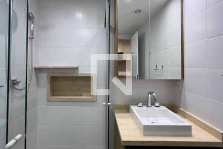 Banheiro de kitnet/studio à venda com 1 quarto, 21m² em Alto do Ipiranga, São Paulo