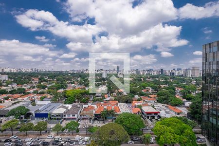 Varanda - Vista de apartamento à venda com 3 quartos, 145m² em Pinheiros, São Paulo