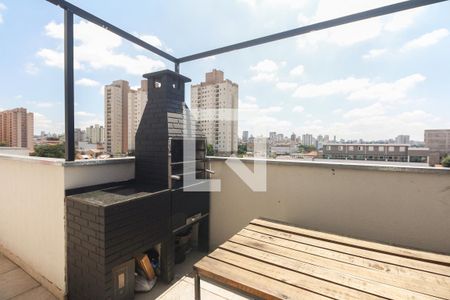 Varanda - Cobertura de apartamento à venda com 1 quarto, 40m² em Chácara Califórnia, São Paulo