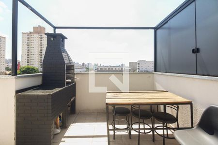 Varanda - Cobertura de apartamento à venda com 1 quarto, 40m² em Chácara Califórnia, São Paulo