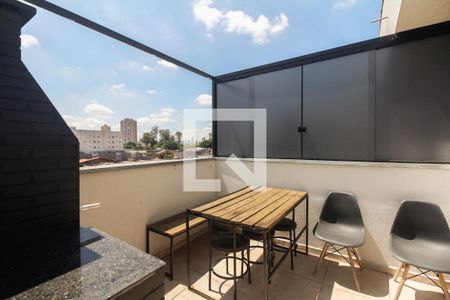 Varanda - Cobertura de apartamento à venda com 1 quarto, 40m² em Chácara Califórnia, São Paulo