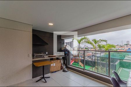 Varanda da Sala de apartamento para alugar com 3 quartos, 105m² em Ipiranga, São Paulo