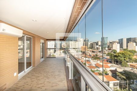 Varanda de apartamento para alugar com 3 quartos, 128m² em Vila Nova Conceição, São Paulo