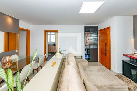 Sala de apartamento à venda com 3 quartos, 91m² em Padre Eustáquio, Belo Horizonte