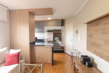 Sala de apartamento para alugar com 1 quarto, 35m² em Novo Mundo, Curitiba