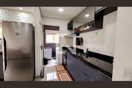 Cozinha e Área de Serviço de apartamento à venda com 3 quartos, 71m² em Vila Nambi, Jundiaí