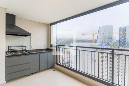 Varanda Gourmet de apartamento para alugar com 2 quartos, 68m² em Santo Amaro, São Paulo