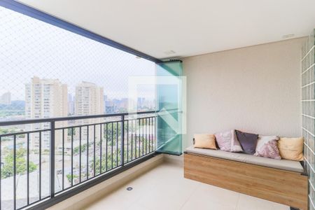 Varanda Gourmet de apartamento para alugar com 2 quartos, 68m² em Santo Amaro, São Paulo