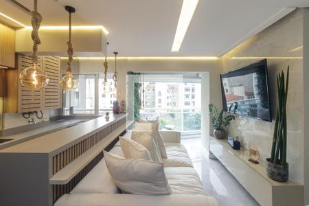 Sala de apartamento à venda com 2 quartos, 65m² em Santa Ifigênia, São Paulo