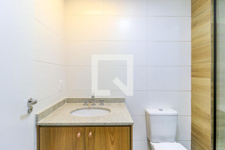 Banheiro da Suíte de apartamento para alugar com 1 quarto, 50m² em Jardim das Acacias, São Paulo