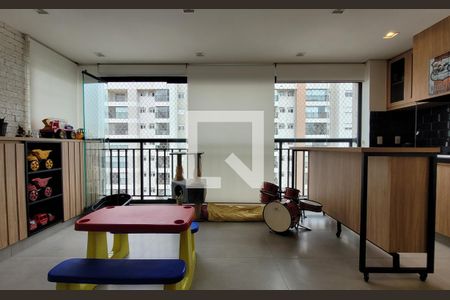 Varanda de apartamento à venda com 3 quartos, 120m² em Campestre, Santo André