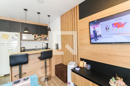 Sala/Cozinha de apartamento à venda com 2 quartos, 38m² em Quarta Parada, São Paulo