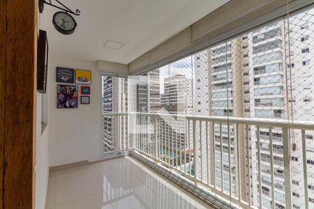 varanda da Sala  de apartamento à venda com 2 quartos, 75m² em Tatuapé, São Paulo