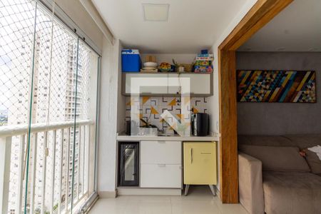 varanda da Sala  de apartamento à venda com 2 quartos, 75m² em Tatuapé, São Paulo