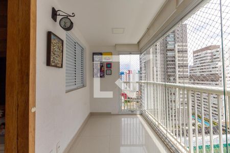 varanda da Sala  de apartamento à venda com 2 quartos, 75m² em Tatuapé, São Paulo