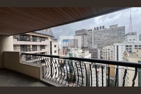 Varanda de apartamento à venda com 3 quartos, 187m² em Jardim Paulista, São Paulo