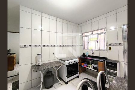 Cozinha de casa para alugar com 1 quarto, 45m² em Parque Residencial Jundiaí, Jundiaí