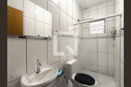 Banheiro Social de casa para alugar com 1 quarto, 45m² em Parque Residencial Jundiaí, Jundiaí