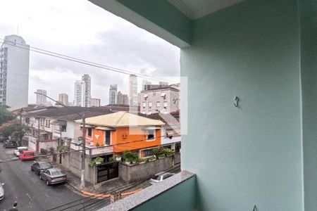 Varanda da Sala de apartamento para alugar com 3 quartos, 120m² em Boqueirão, Santos