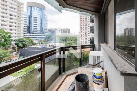 Varanda de apartamento à venda com 1 quarto, 60m² em Cidade Monções, São Paulo