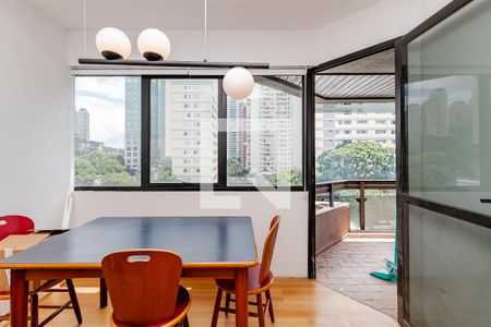 Sala de apartamento à venda com 1 quarto, 60m² em Cidade Monções, São Paulo