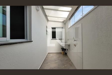 Lavanderia  de apartamento à venda com 2 quartos, 54m² em Bangú, Santo André